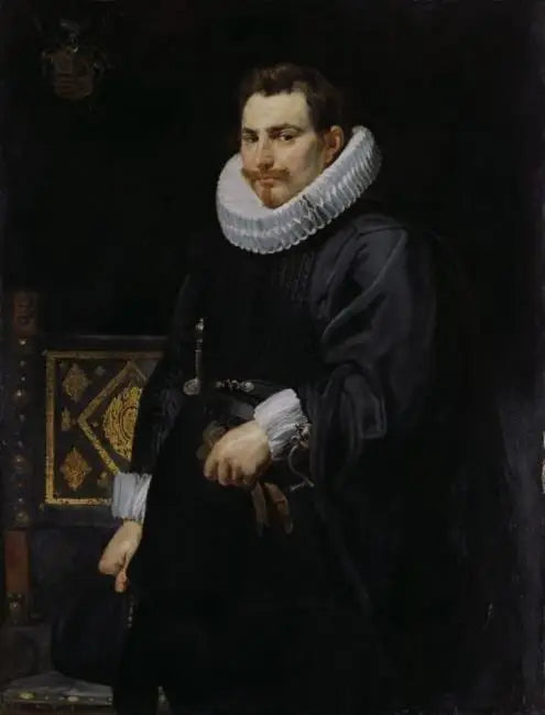 Portrait de Jan Vermoelen (1589-1656) commandant suprême de la flotte espagnole 1616 - Antoine van Dyck - Alpha