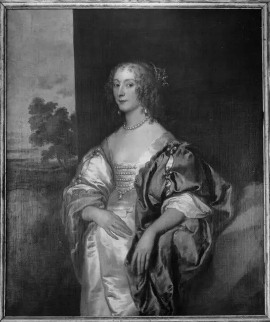 Portrait de Mary Blacknall (1616-1650) épouse de Sir Ralph Verney - Antoine van Dyck - Alpha Reproduction