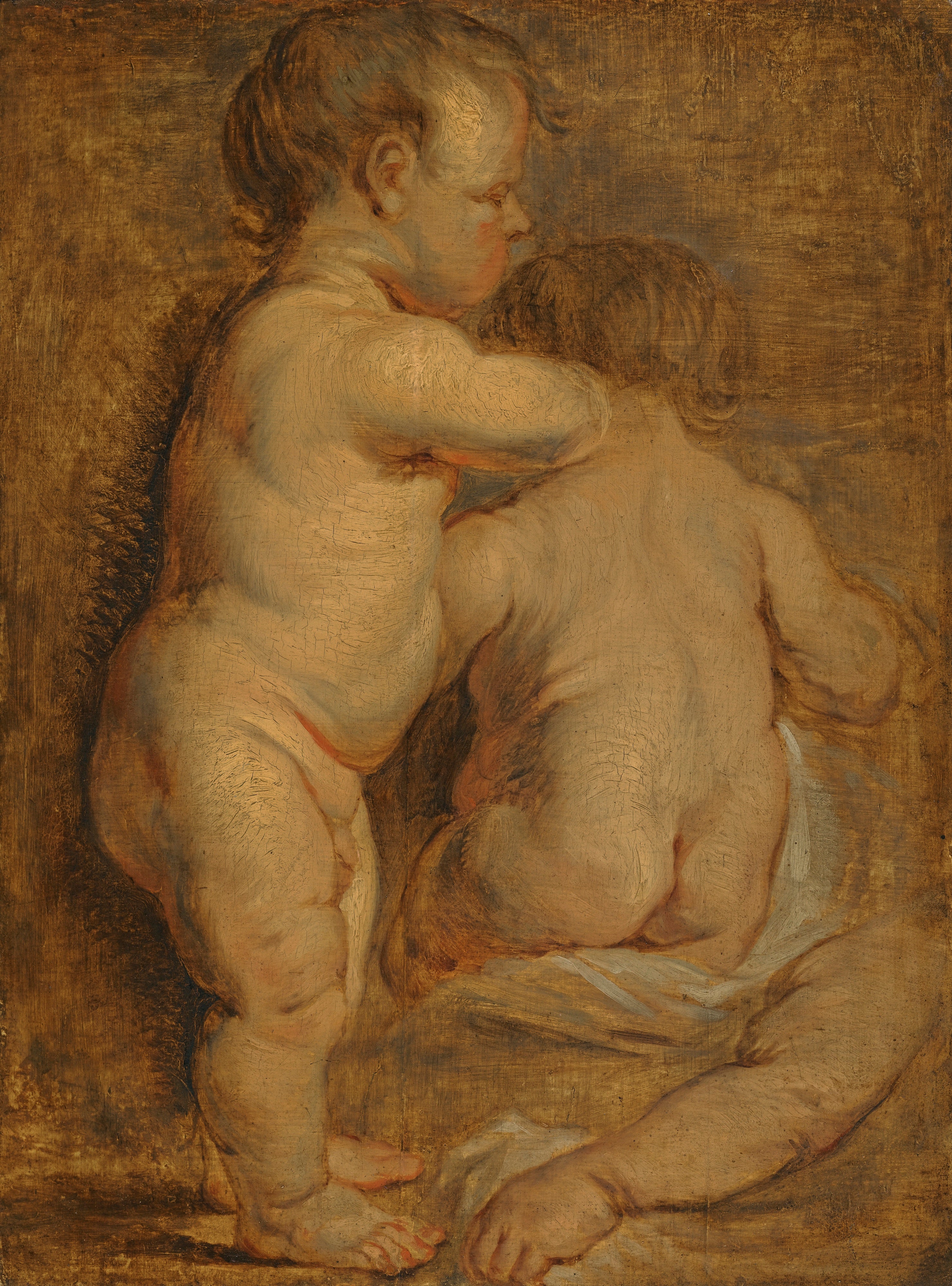 Étude pour deux putti, 1615-1618 - Antoine van Dyck