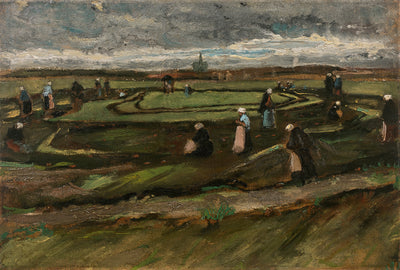 תופרות רשתות בחולות - Vincent van Gogh