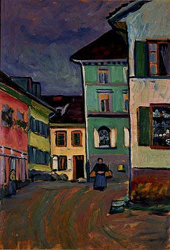 Murnau, sommet de la Johannisstrasse - Vassily Kandinsky