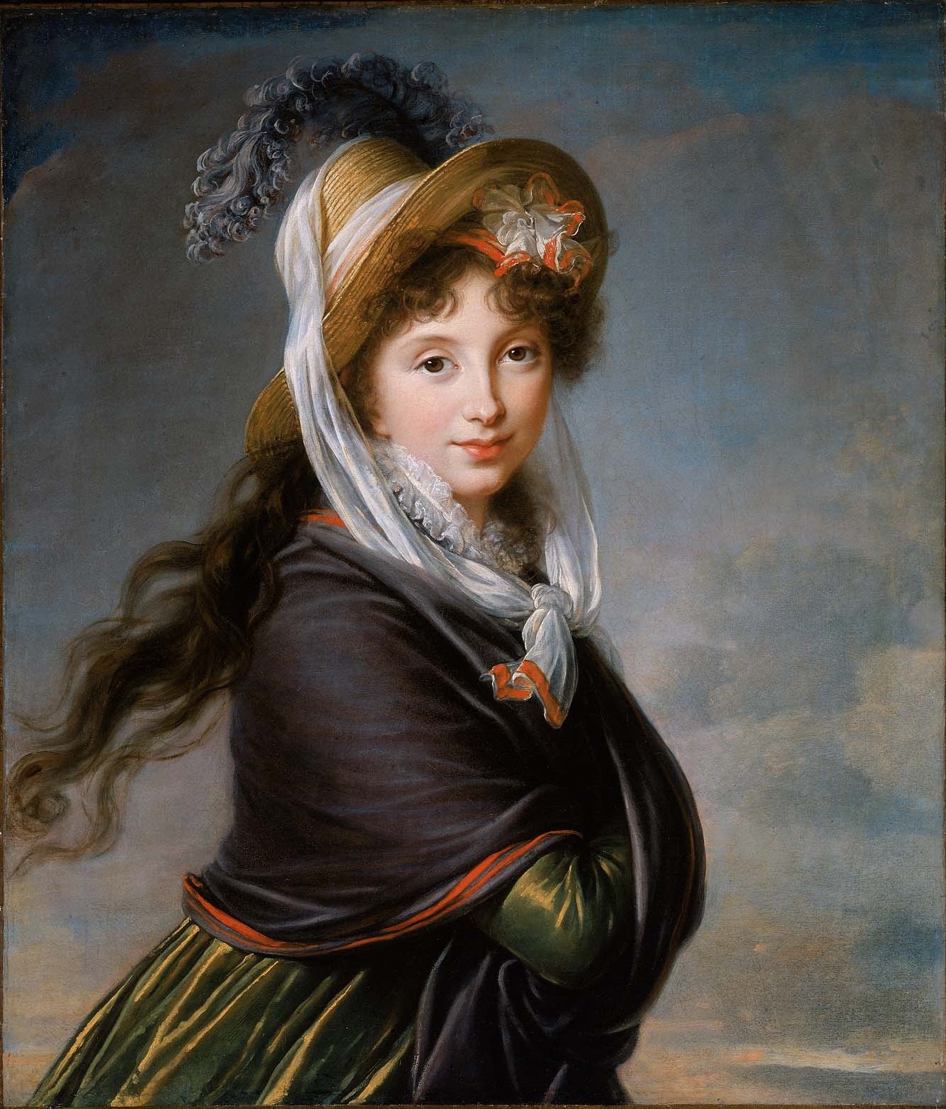 Portrait d'une jeune femme. - Élisabeth Vigée Le Brun