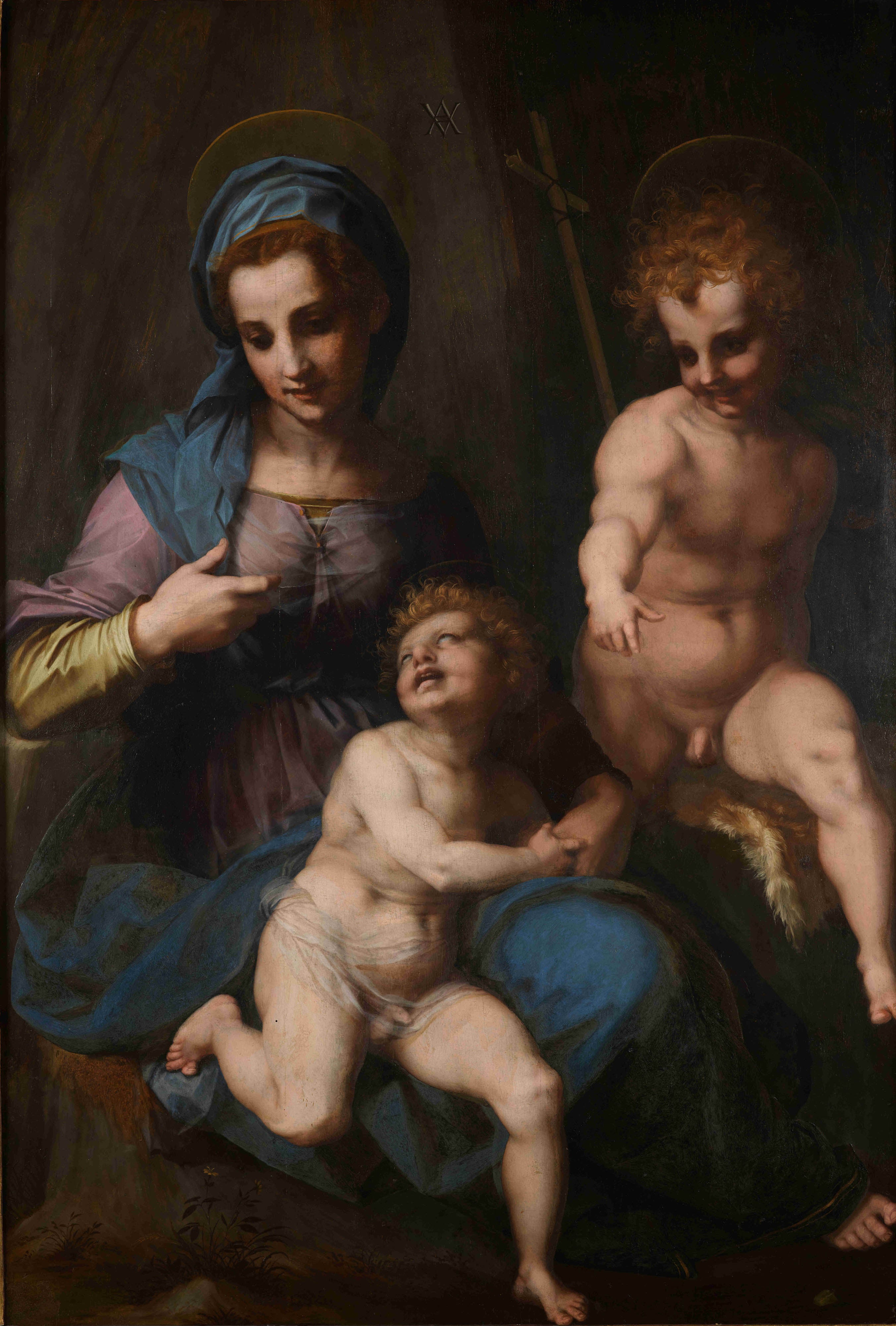 Vierge à l'Enfant avec saint Jean-Baptiste enfant - Andrea del Sarto