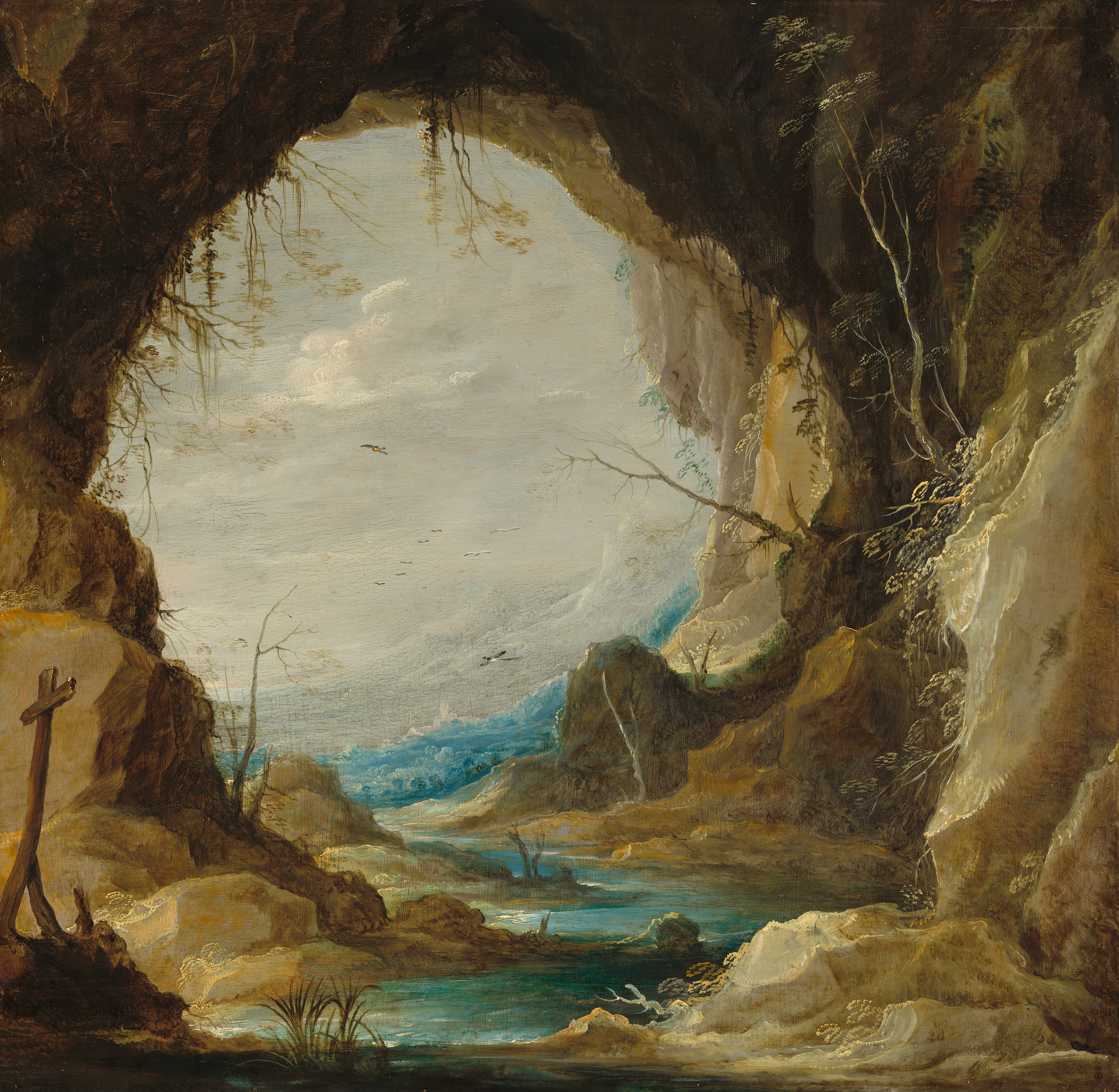 Vue depuis une grotte - David Teniers le Jeune