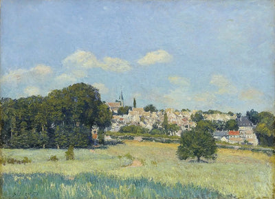 Reproduction du tableau « Vue de Marly-le-Roi sous le soleil - Alfred Sisley » par Alpha Reproduction en peinture à l’huile