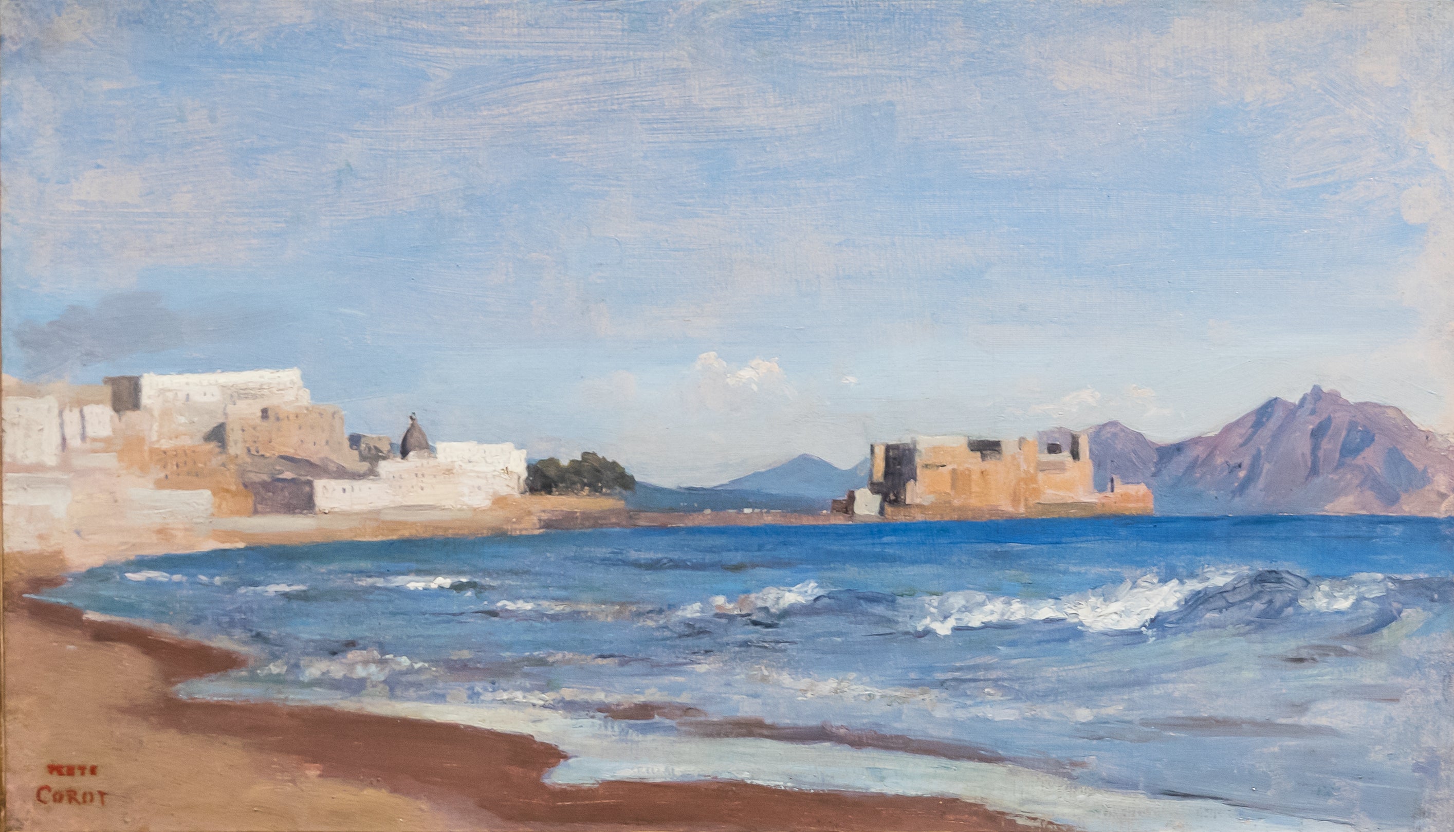 Vue de Naples - Jean-Baptiste Camille Corot