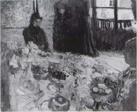 Deux femmes assises à table - Édouard Vuillard