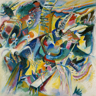 Reproduction du tableau « Gorge (Improvisation) - Vassily Kandinsky » par Alpha Reproduction en peinture à l’huile