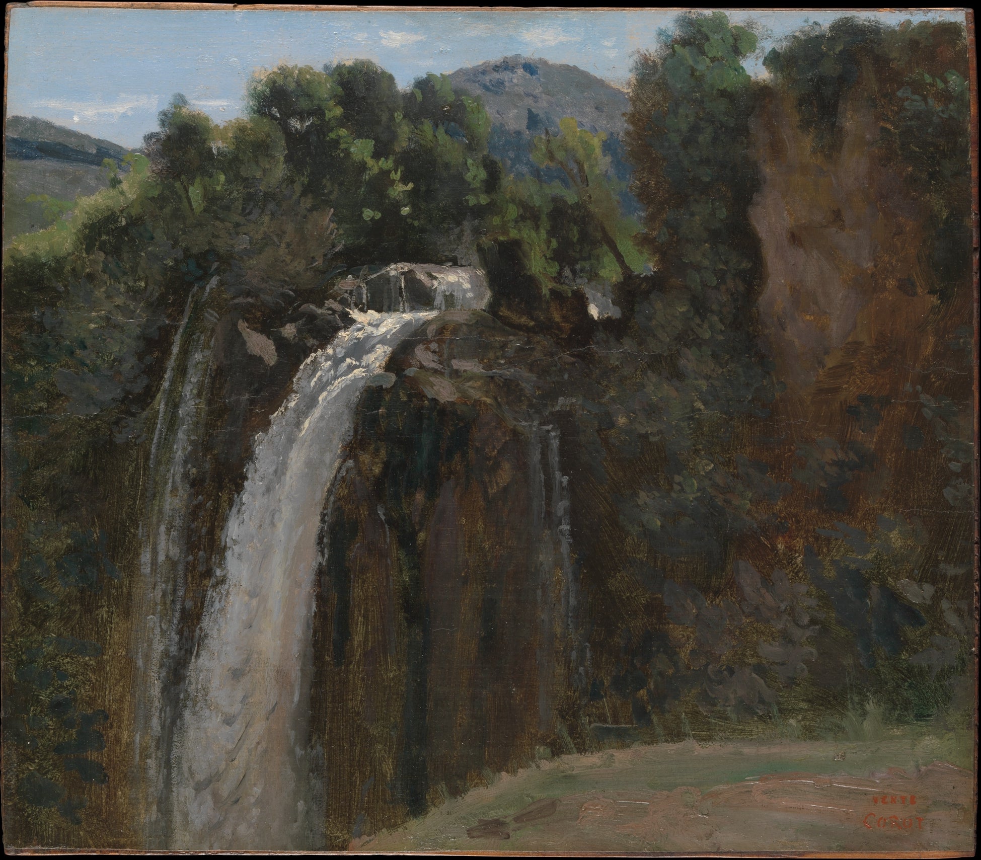 Chute d'eau à Terni - Jean-Baptiste Camille Corot
