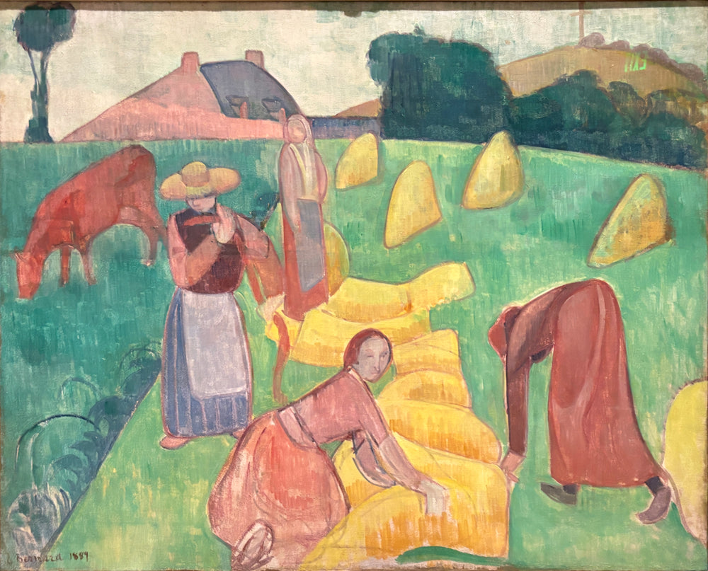 La récolte du blé - Émile Bernard - Alpha Reproduction