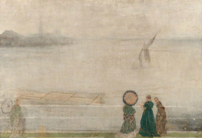 Reproduction du tableau « Battersea Reach depuis Lindsey Houses - James Abbott McNeill Whistler » par Alpha Reproduction en peinture à l’huile