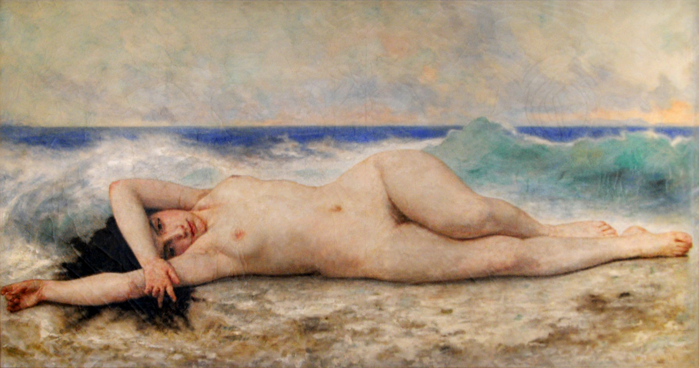 Reproduction du tableau « L'Océanide - Bouguereau » par Alpha Reproduction en peinture à l’huile