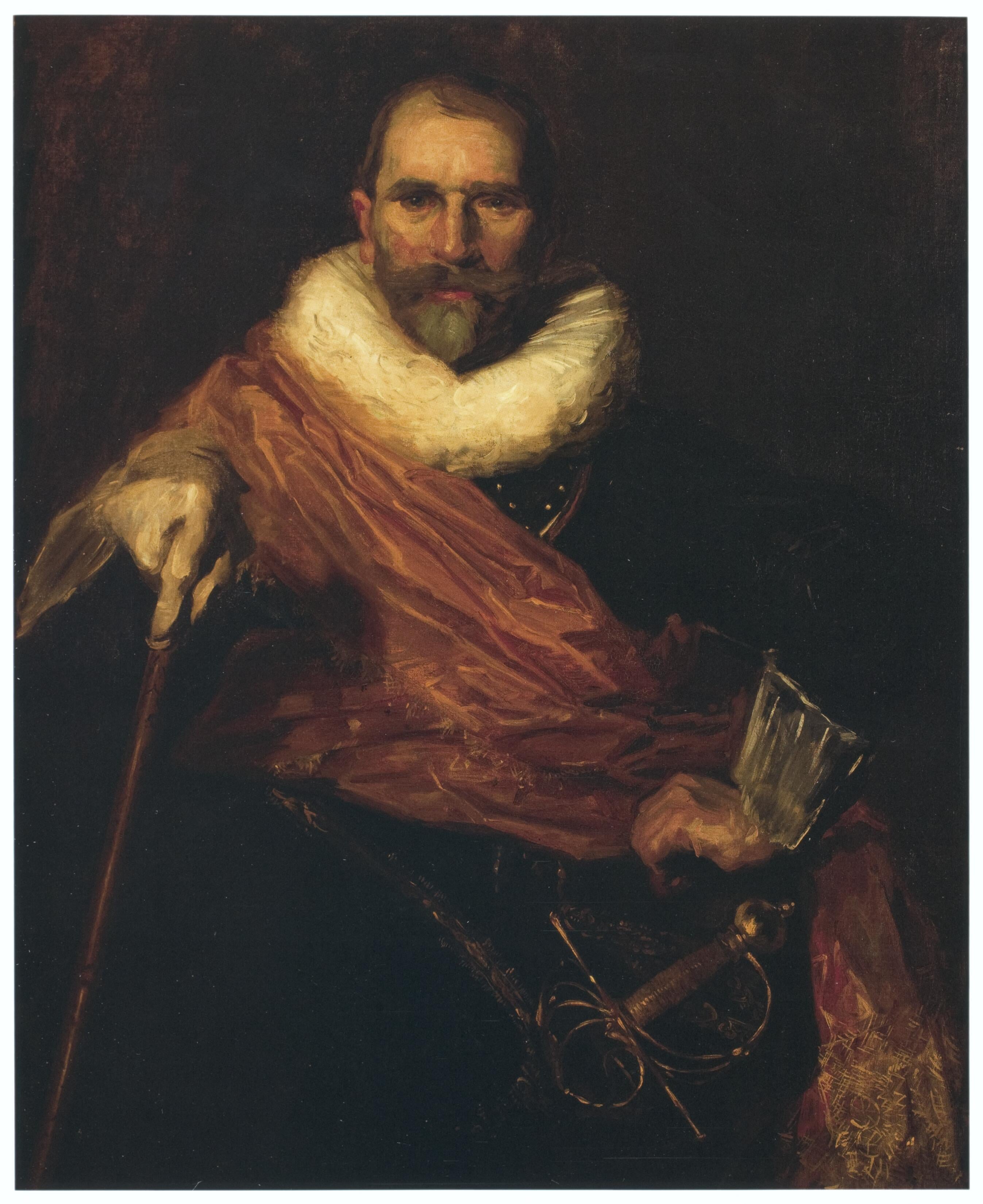 Autoportrait habillé en Johan Claesz Loo par Frans Hals - William Merritt Chase