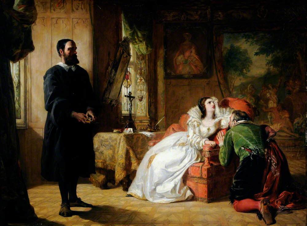 John Knox réprimandant Marie Stuart, reine d'Écosse - William Powell Frith