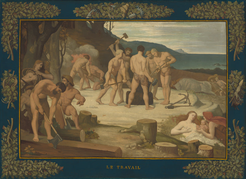 Travail - Pierre Puvis de Chavannes