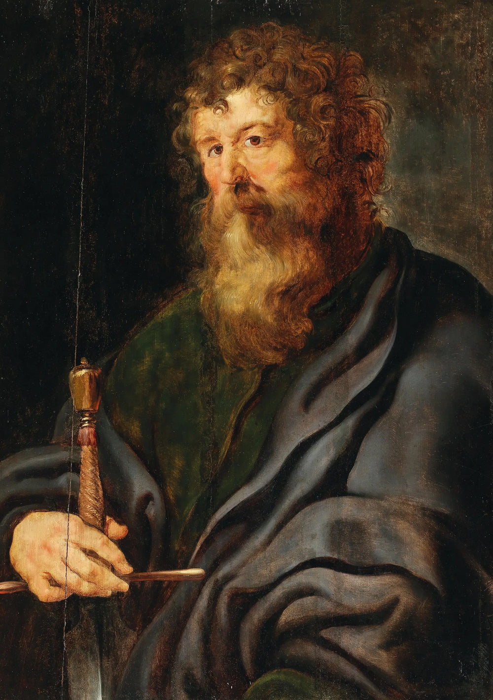 Saint Paul avec une épée - Peter Paul Rubens - Alpha Reproduction