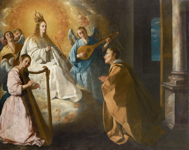 Apparition de la Vierge à saint Pierre Nolasco - Francisco de Zurbarán