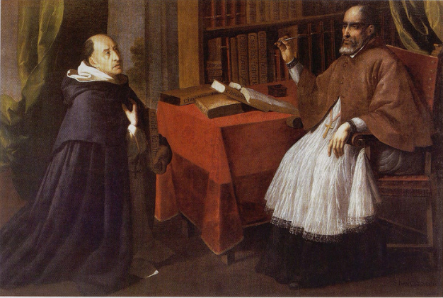 Fray Luis de Granada et San Juan Crisóstomo - Francisco de Zurbarán