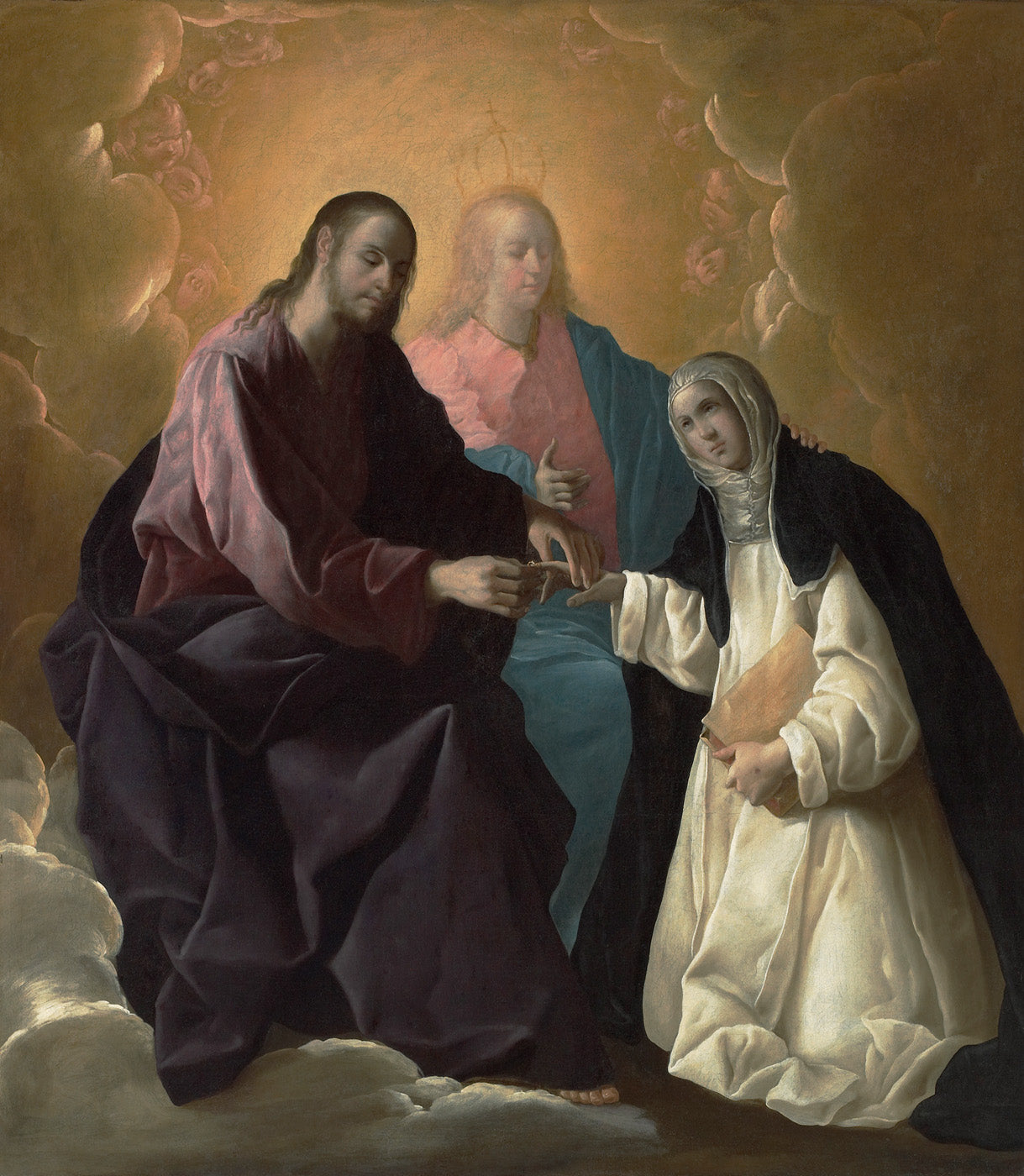 Le mariage mystique de sainte Catherine de Sienne - Francisco de Zurbarán