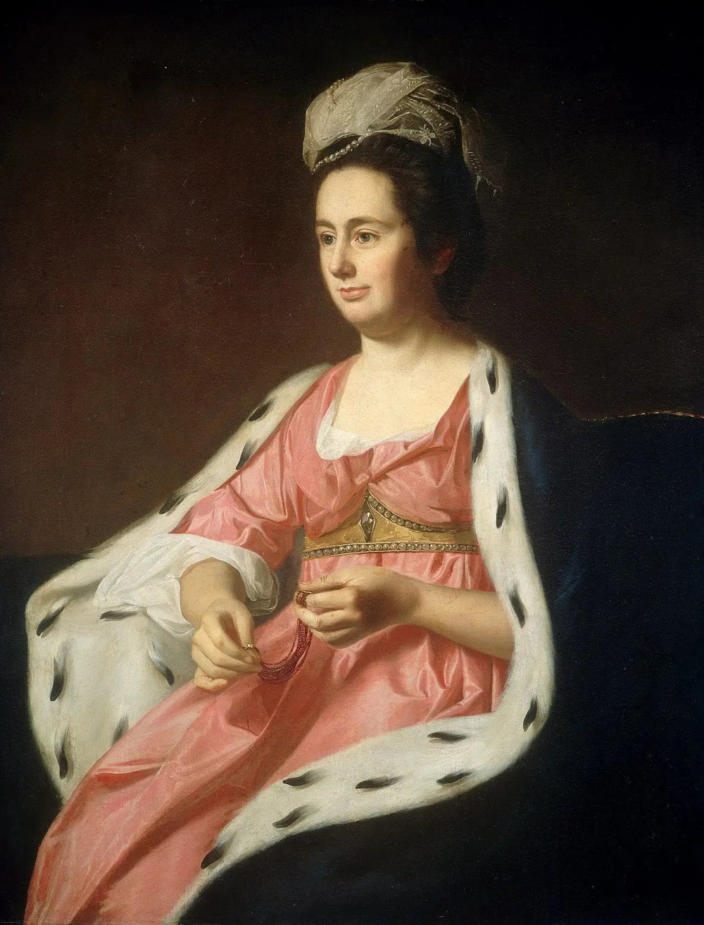 Abigail Smith Babcock - John Singleton Copley image 1 copie peinte à la main à l’huile