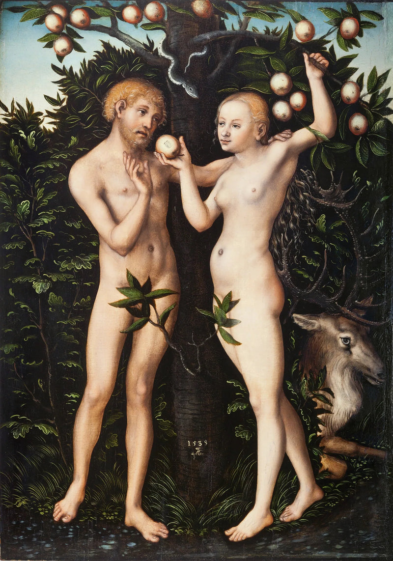 אדם וחווה - לוקאס קרנאך הזקן
