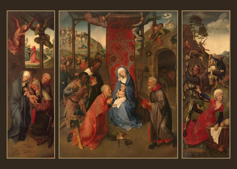 עֲבוֹדַת הַמַּלְכִּים (טריפטיך) - הוגו ואן דר גוס