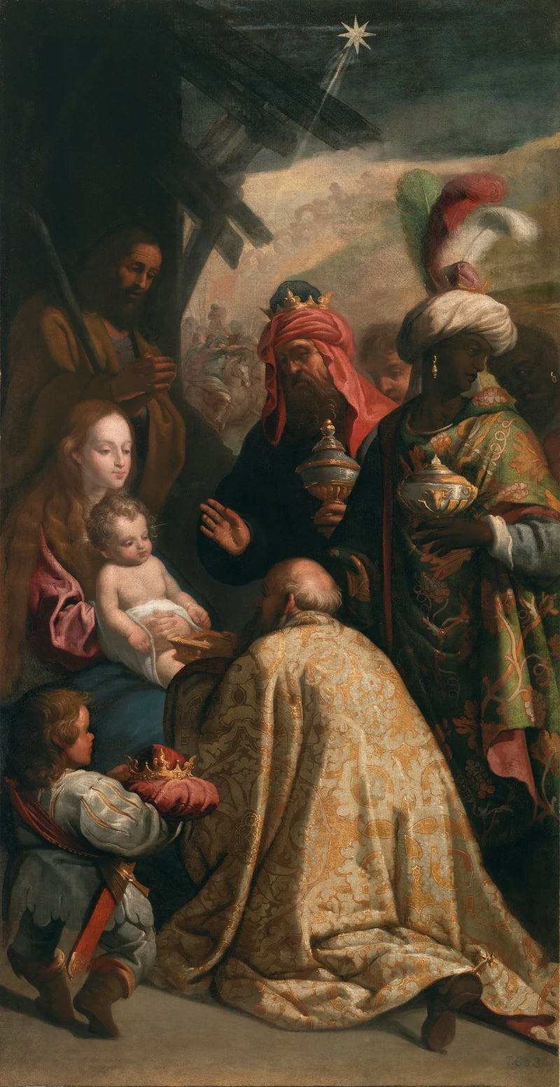 L'Adoration des Mages - Eugenio Cajés