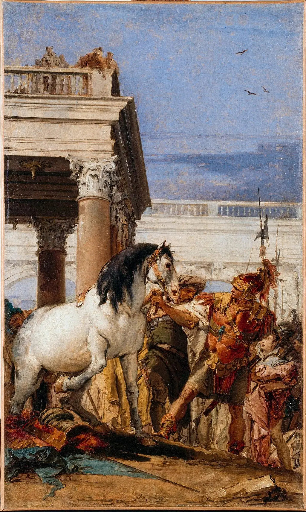 Alexandre et Bucéphale - Giovanni Battista Tiepolo - Alpha Reproduction