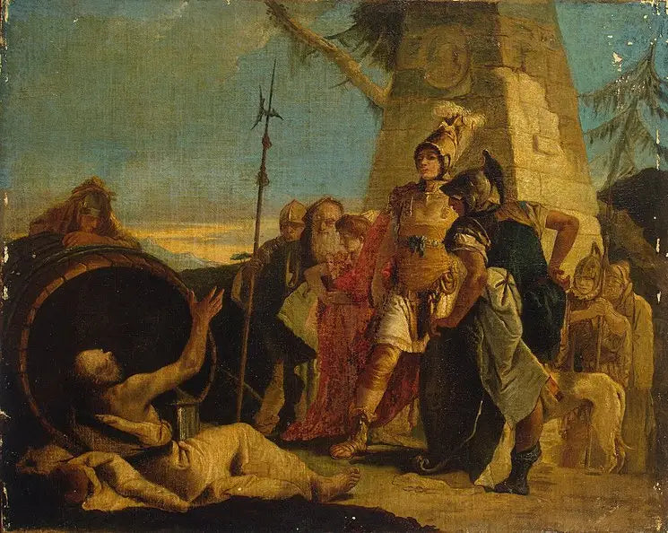 Alexandre le Grand et Diogène - Giovanni Battista Tiepolo - Alpha Reproduction