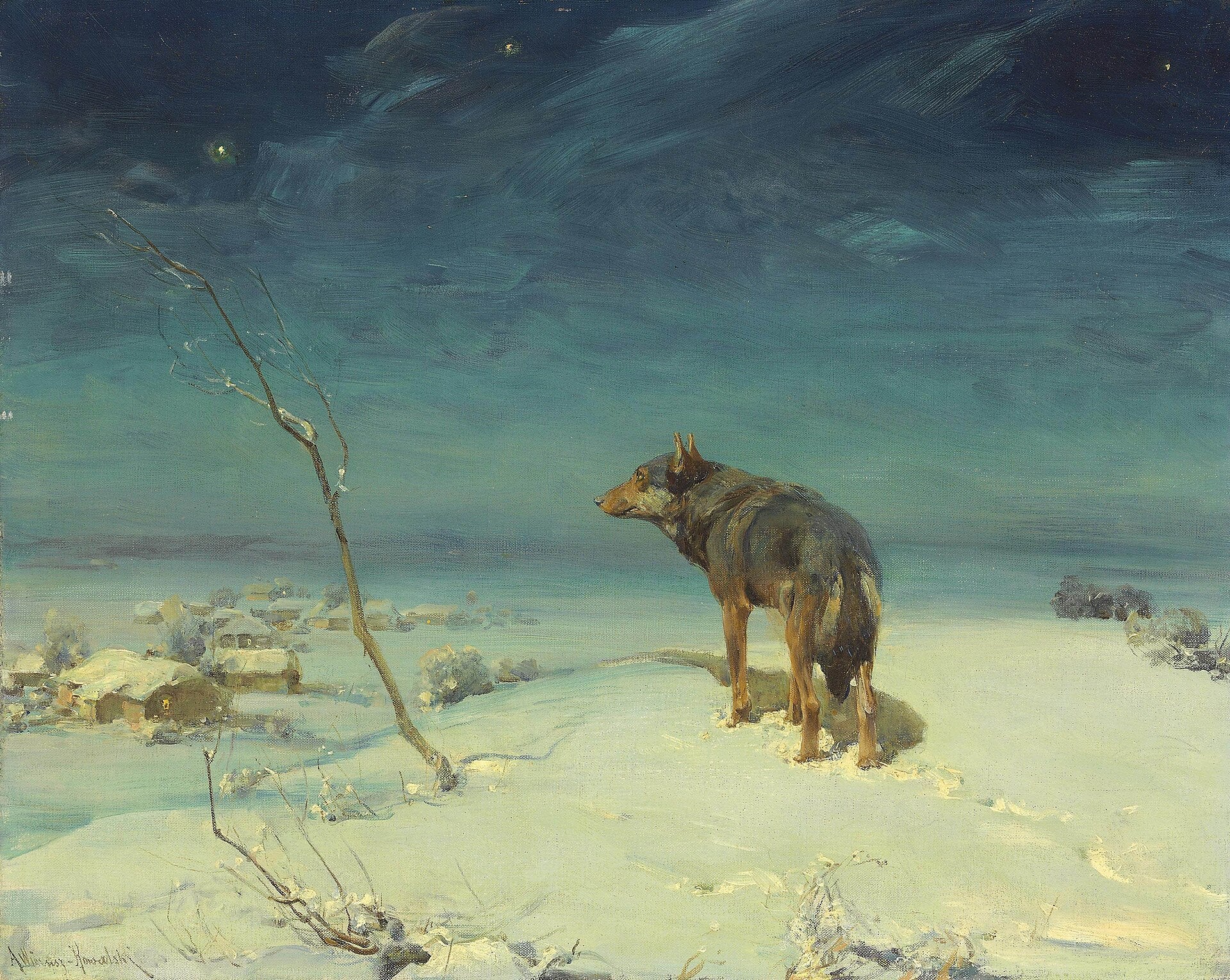 Le Loup solitaire - Alfred Wierusz-Kowalski