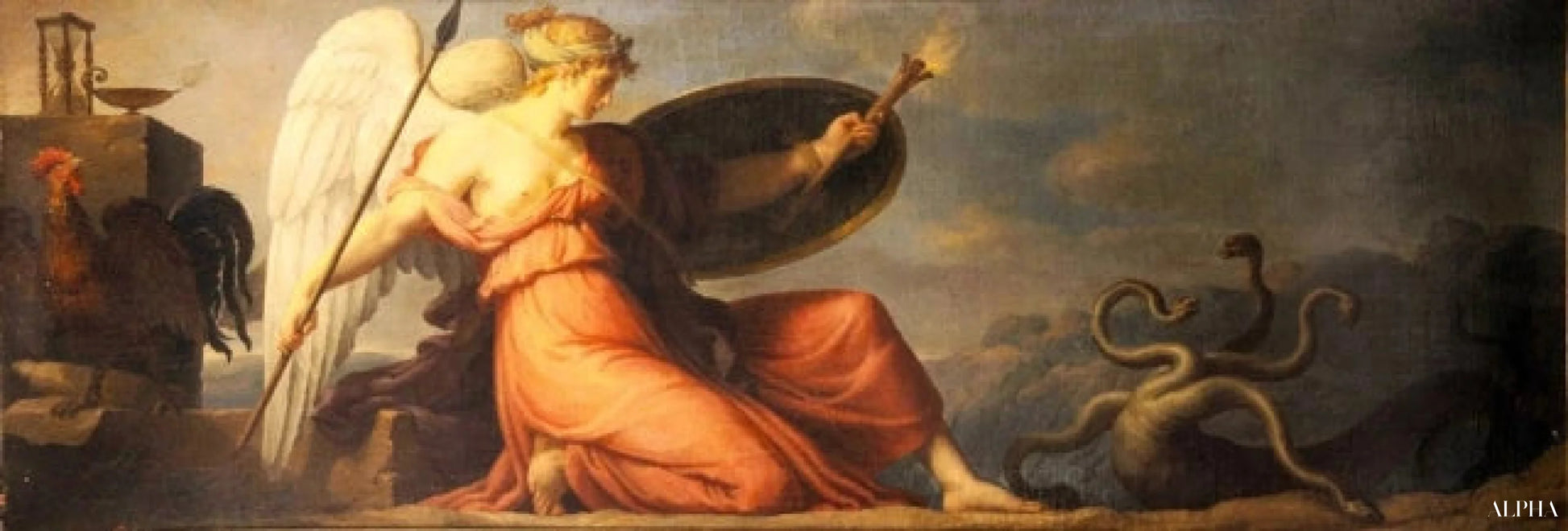 Reproduction du tableau « Allégorie de la guerre - Charles Meynier » par Alpha Reproduction en peinture à l’huile