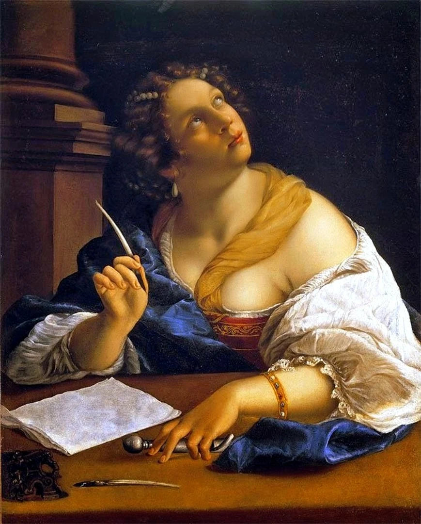 Allégorie de la Rhétorique - Artemisia Gentileschi