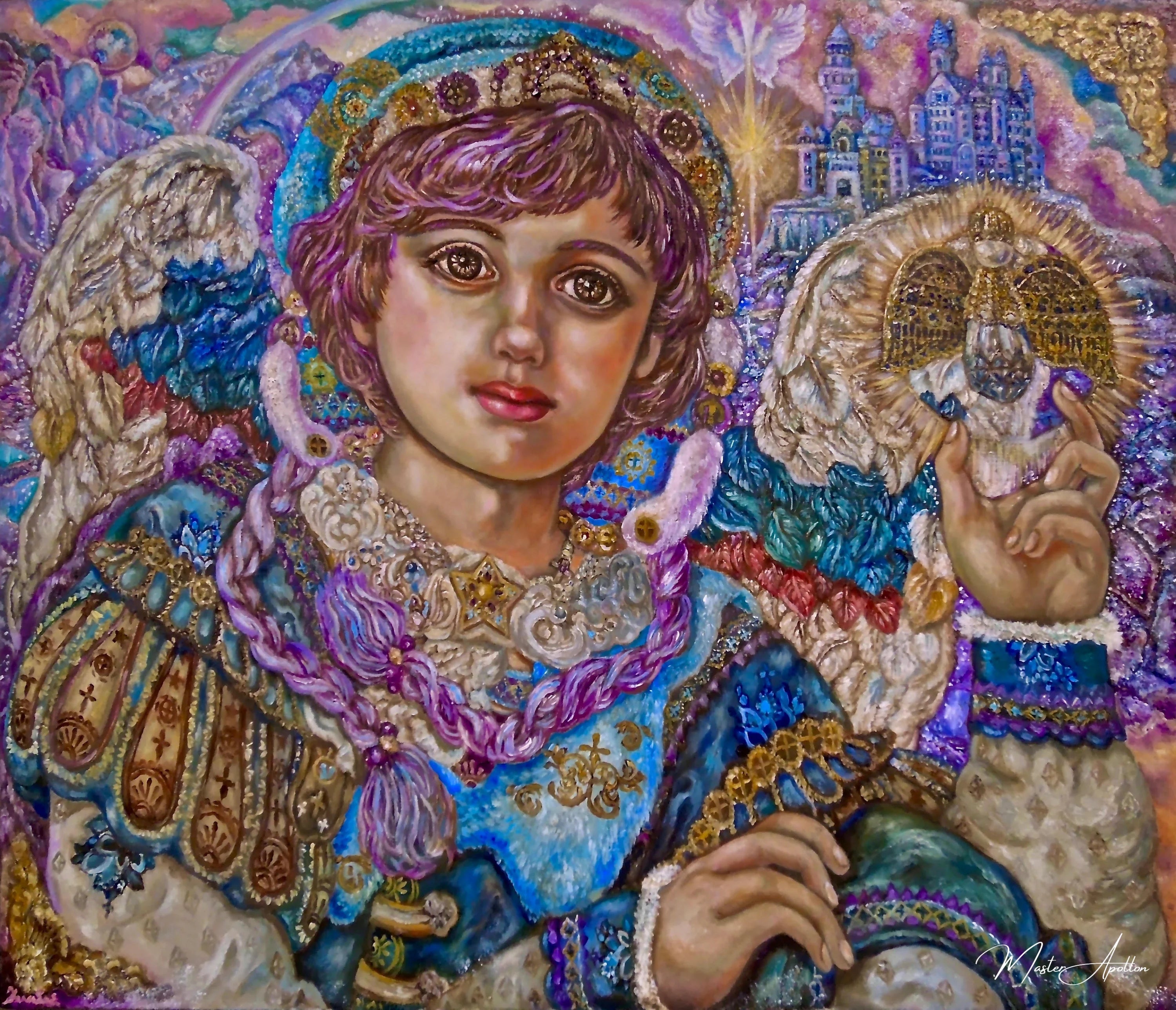 Angel Jibril - Yumi Sugai Reproductions de tableaux à la peinture à l’huile