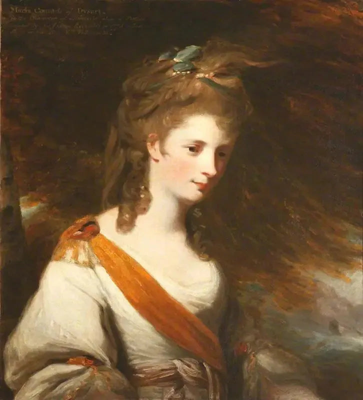 אנה מריה לואיס, דוכסית דיסארט (1745-1804) בתפקיד מירנדה (בהשראת ריינולדס) - ג'ון קונסטבל