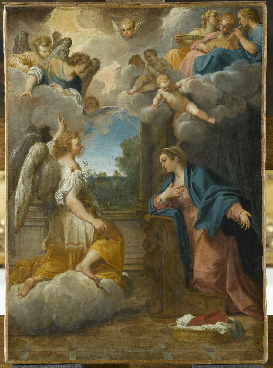 L'Annonciation - Carrache, Augustin (Carracci, Agostino)
