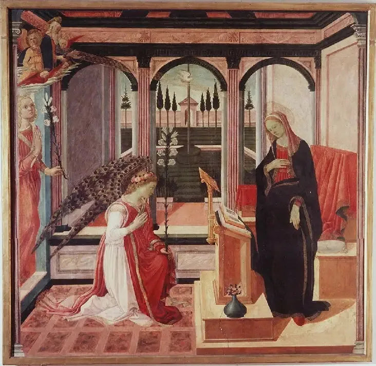 Annonciation - Filippino Lippi image 1 reproduction réalisée par Alpha Reproduction