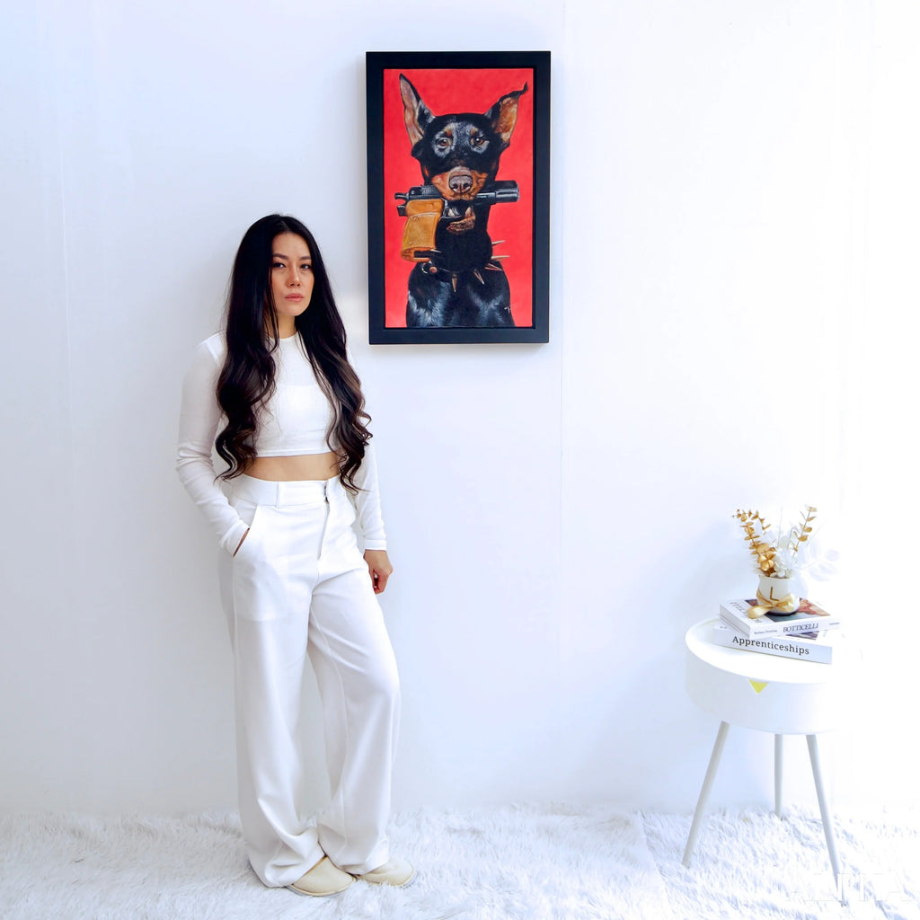 Bring my weapon - Wachirawit | 35 X 60 cm Reproductions de tableaux à la peinture à l’huile