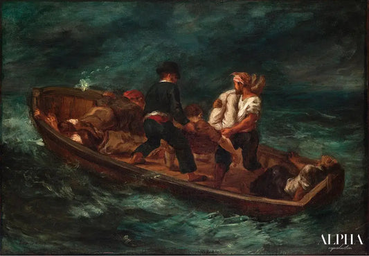 Après le naufrage - Eugène Delacroix - Reproductions de tableaux et peintures haut de gamme