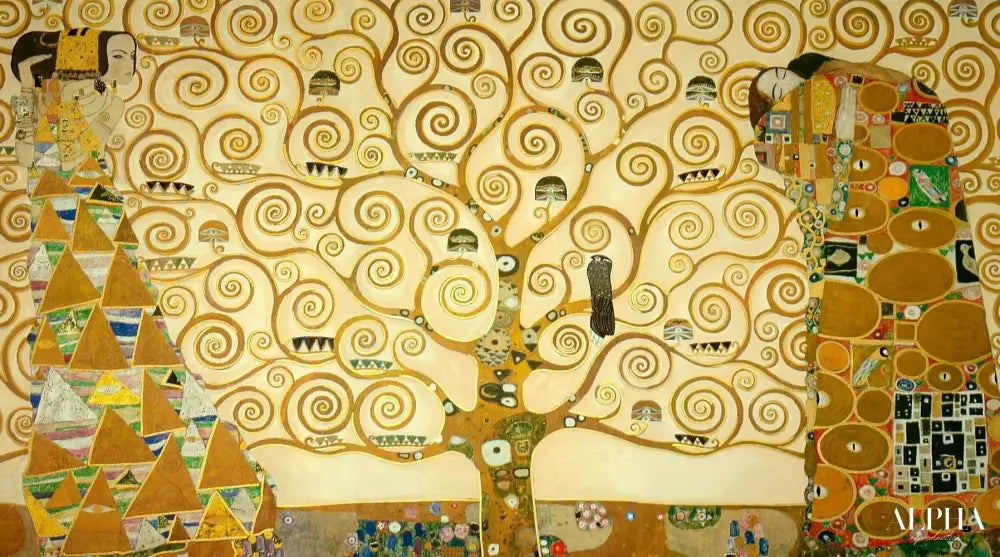 Arbre de vie de la villa Stoclet - Gustav Klimt - Reproductions de tableaux et peintures haut de gamme