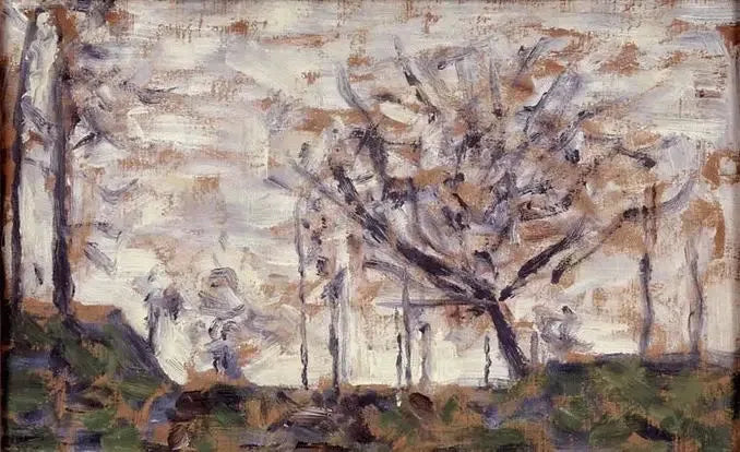 עצים, חורף - ג'ורג' סורה