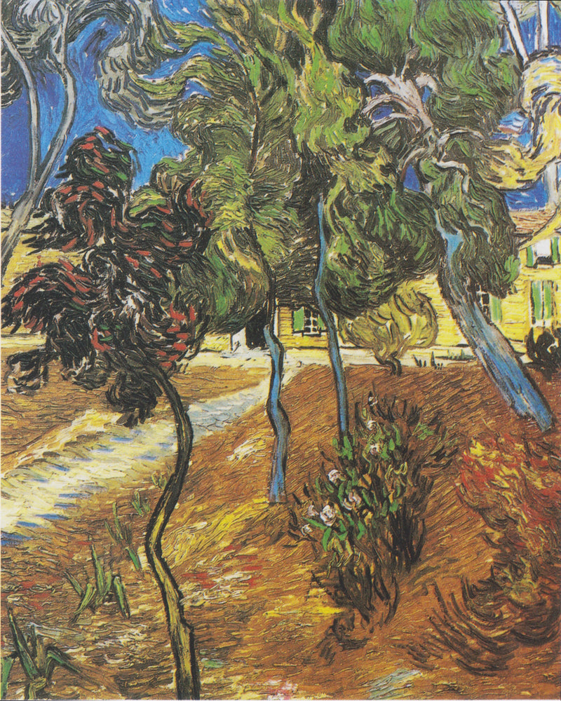 עצים בגינת בית החולים סן-פול - וינסנט ואן גוך