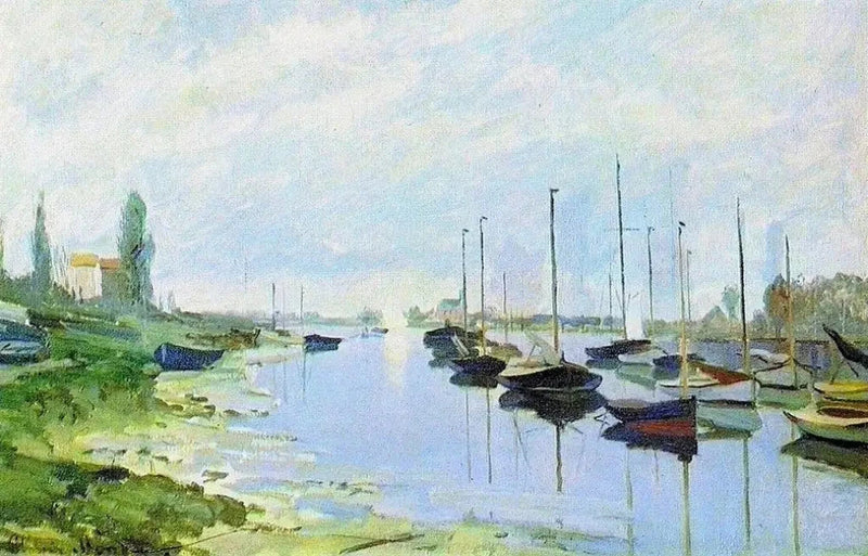 Argenteuil, סירות לאורך הגדה W226 - קלוד מונה