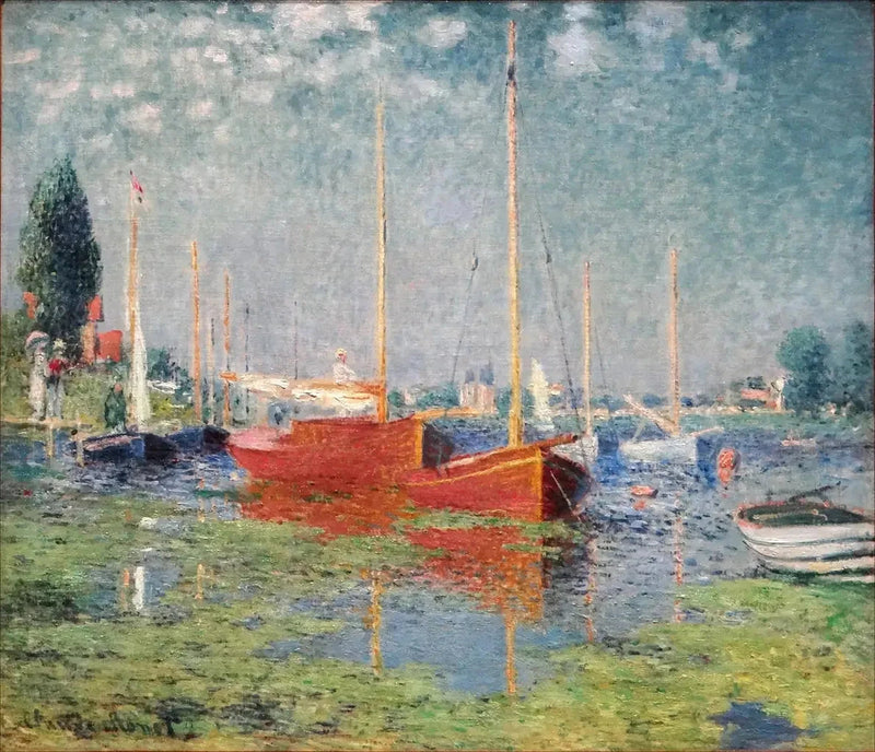 Argenteuil, Les Bateaux rouge W370 - קלוד מונה
