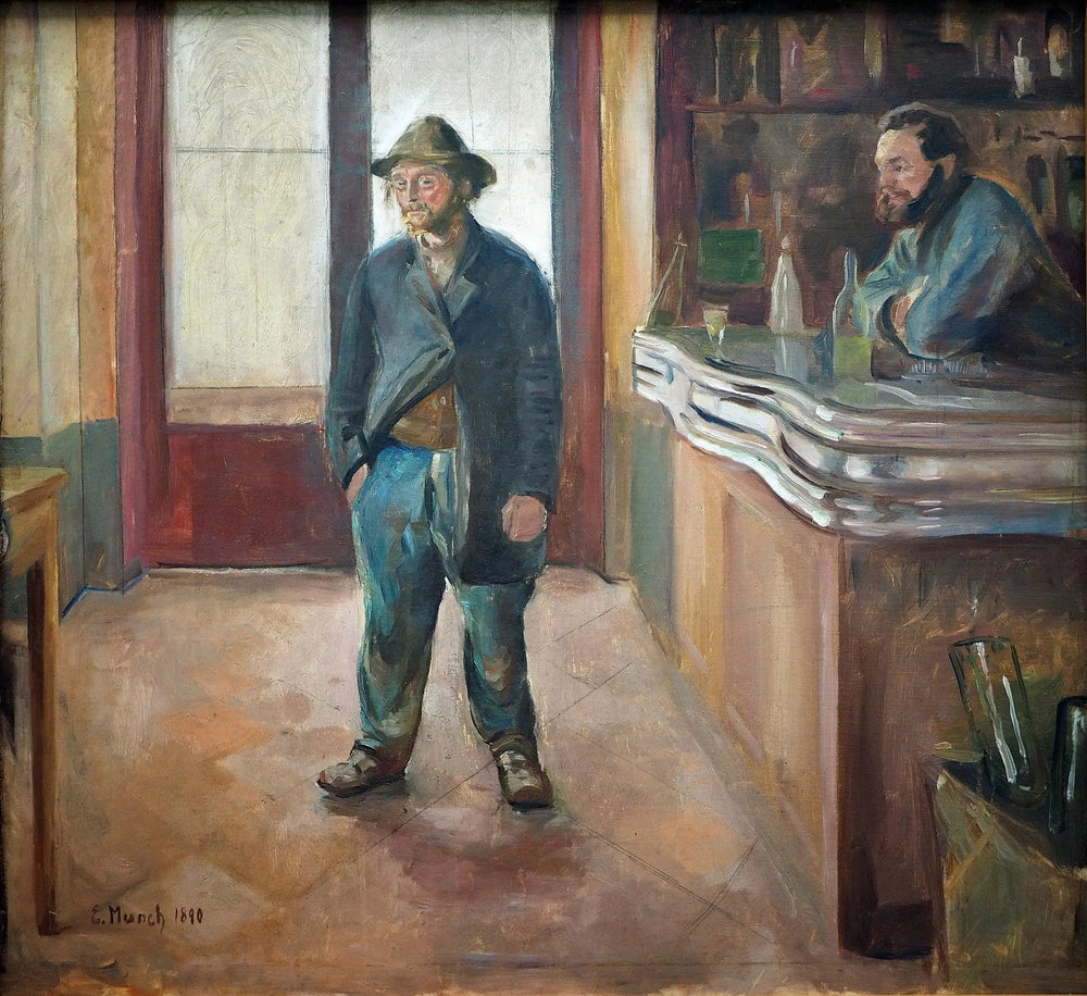 Au bar - Edvard Munch - Alpha Reproduction