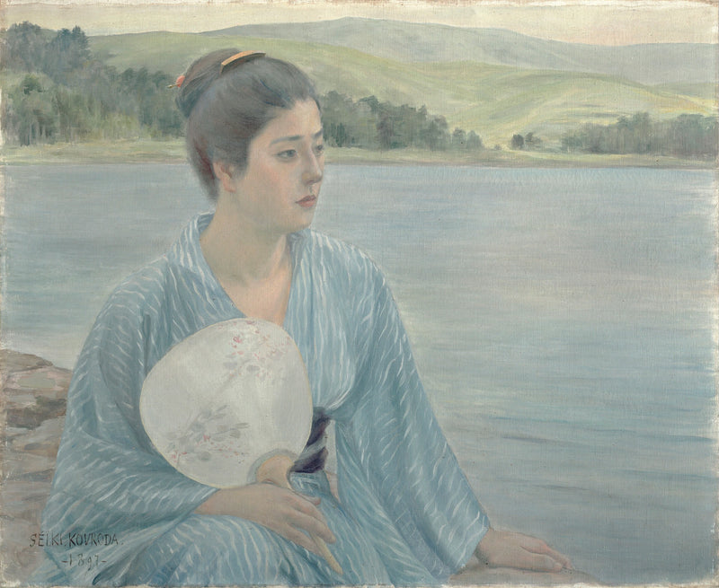 Au bord du lac - Kuroda Seiki