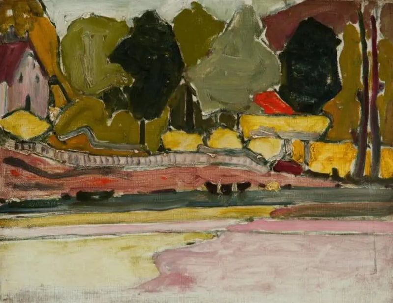 על שפת נהר - פייט מונדריאן