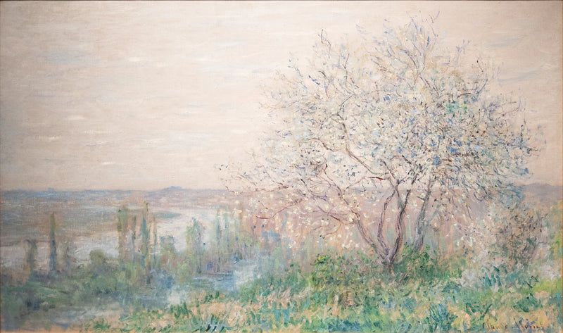 מעל Vétheuil, אפקט קפיץ W587 - קלוד מונה