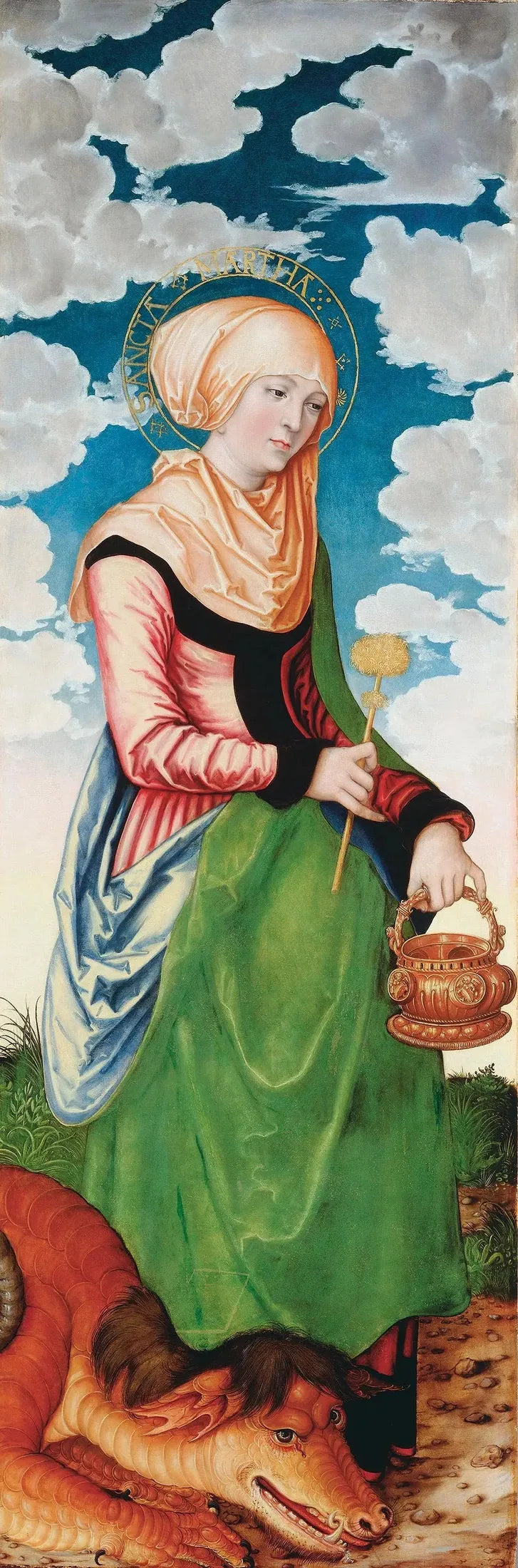 מזבח של מגדלנה: סנט מרטה - לוקאס קרנאך הזקן