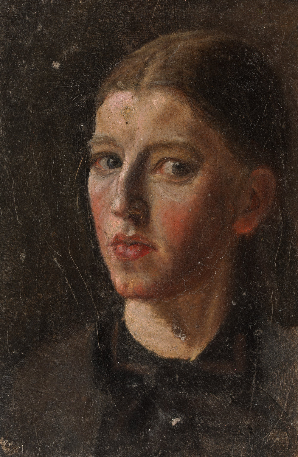 Autoportrait (1878-1879) - Anna Ancher image 1 copie de tableau peinte à la main