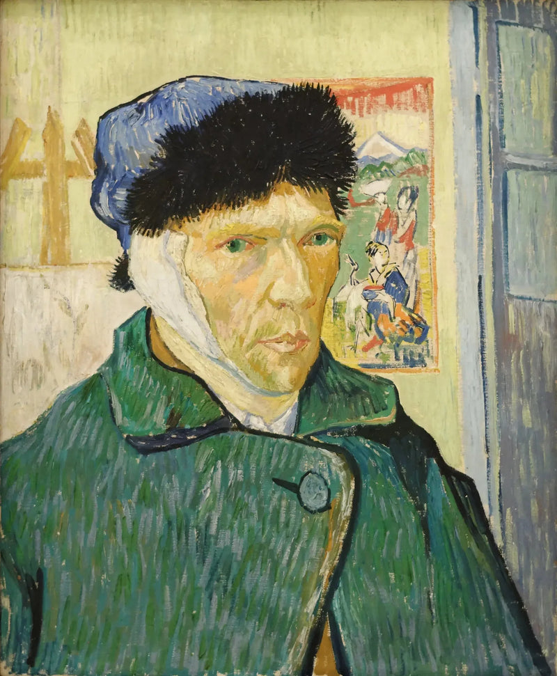 תמונת עצמי עם אוזן תחובה - Vincent van Gogh